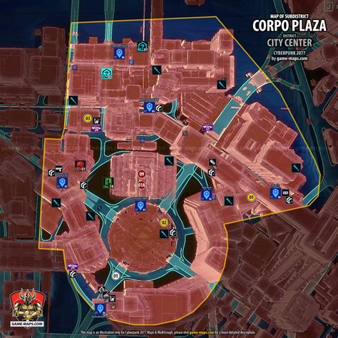 Cyberpunk 2077 Maps And Walkthrough Cp77