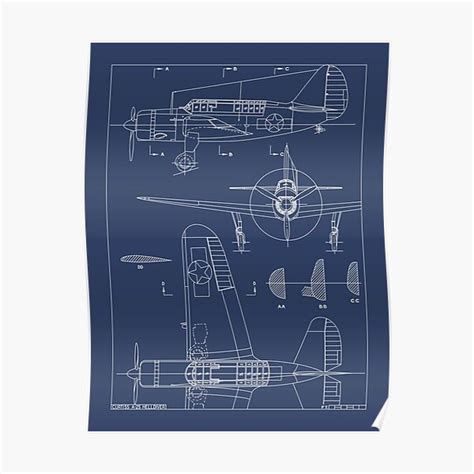 Curtiss Helldiver A 25 Shrike American Ww2 Dive Bomber Plane Blueprint