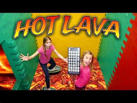 Escape Lava Floor In Huge Lego Castle Fort Tannerites Sisters Use