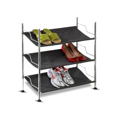 Rack Porta Zapatos De Lona Honey Can Do 3 Niveles Coppel