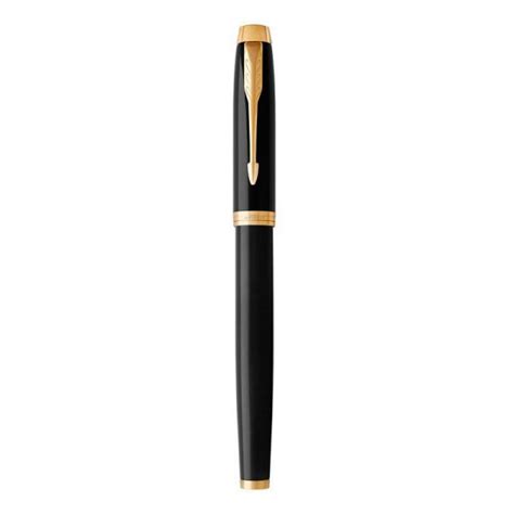 Parker IM Black Lacquer with Gold Trim Fountain Pen - LIFE PEN COMPANY