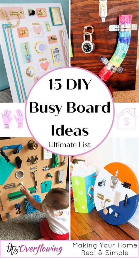 15 Homemade DIY Busy Board Ideas (How To Guide)