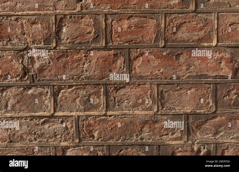 The Texture Of The Old Brickwork With Special Inserts Close Up