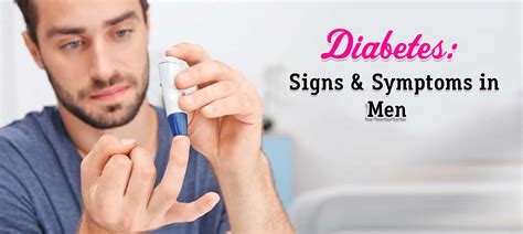 Diabetes: Signs & Symptoms in Men-MedplusMart