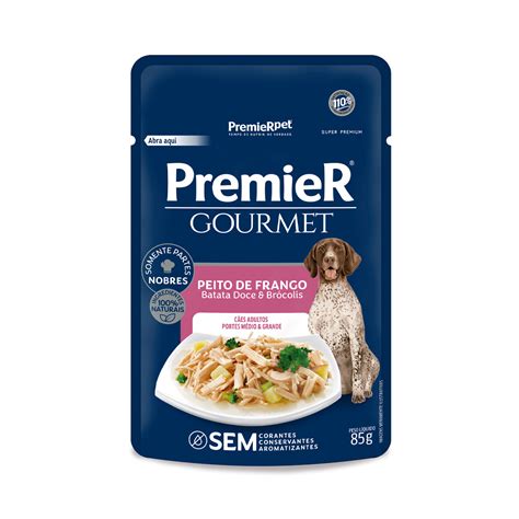 Ração Úmida Premier Gourmet para Cães Adultos de Porte Médio Petz