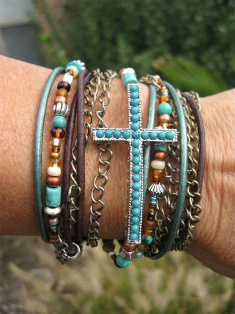 Boho Mahogany Endless Leather Wrap Bracelet Leather Wrap