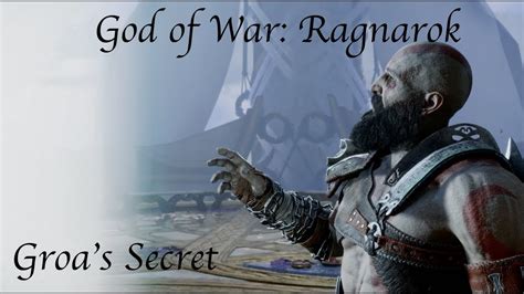 God Of War Ragnarok Groa S Secret Gameplay And Walkthrough Youtube