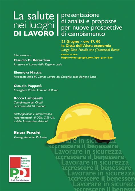 La Salute Nei Luoghi Di Lavoro Analisi E Proposte Verso Nuove