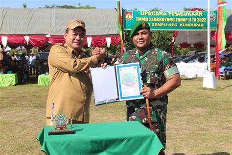 TMMD Sengkuyung Tahap II Kodim 0721 Blora Resmi Dibuka Bupati Di Desa