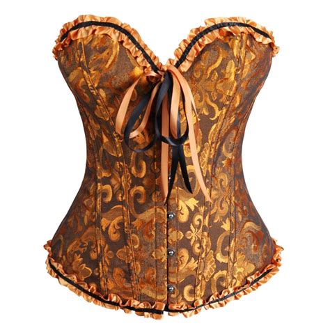 Fanxing Corset Tops For Women Bustier Shapewear Lingerie Lace Waist
