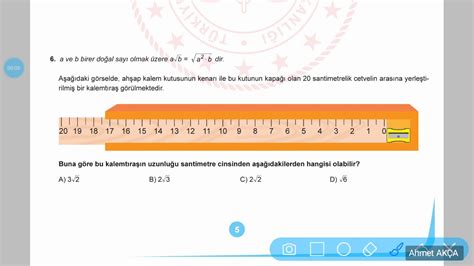 Lgs Matematik Örnek Soru Çözümleri Ocak 2020 Soru 6 Youtube