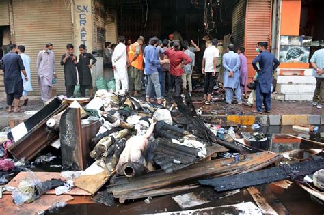 Goods Worth Lakhs Of Rupees Were Burnt To Ashes In A Fire At A Rubber Warehouse In Shad Bagh