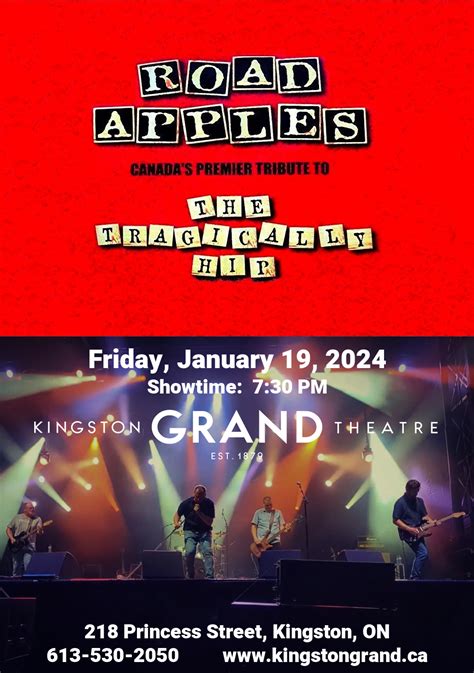 Road Apples | Kingston Grand Theatre