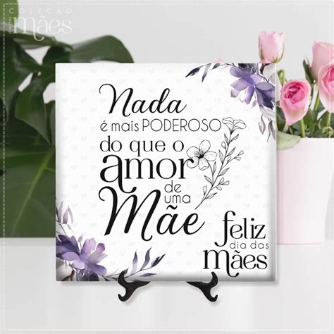 Azulejo Personalizado Dia das Mães 2024 Elo7 Produtos Especiais