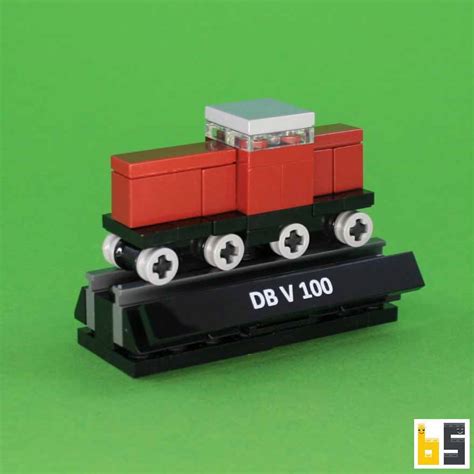 Micro V 100 Diesel Loco Kit From Lego® Bricks The Brickworms