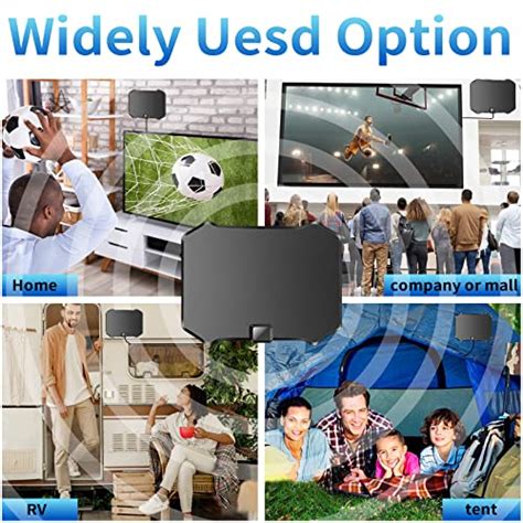 TV Antenna Amplified HD Digital Indoor TV Antenna 380 Miles Long