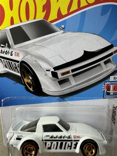 Hot Wheels Case D Mainline Mazda Rx Police Jdm Hw First Response Eur