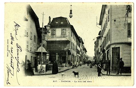 Haute Savoie Thonon les Bains La Rue des Arts animé à Thonon les Bains