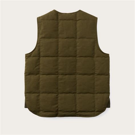 Buckland Down Vest By Filson Forest Green Green