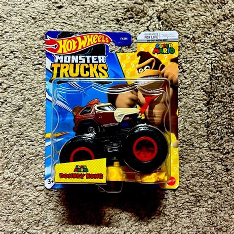 Hot Wheels Toys Hot Wheels Super Mario Donkey Kong Monster Truck Poshmark