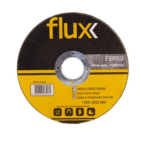 Disco Corte Ferro 115x1x22mm Flux