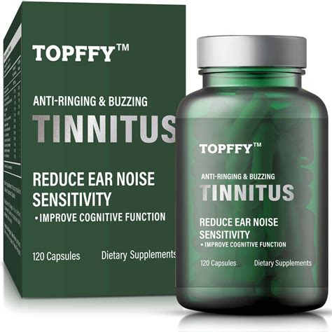 Tinnitus Relief for Ringing Ears, 1200MG Tinnitus Relief Supplement ...