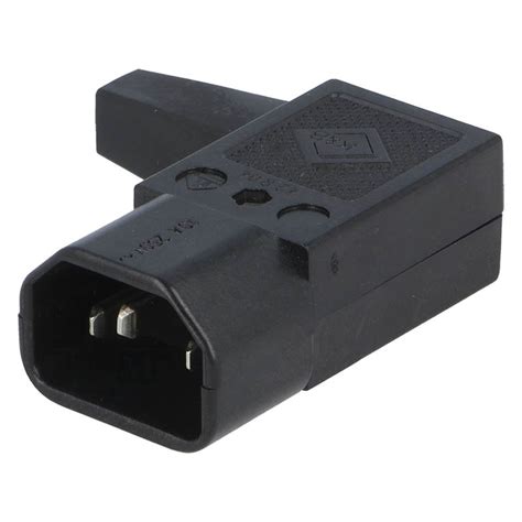 CONECTOR RED TRIPOLAR MACHO AEREO ACODADO 90º Electronica BF sl