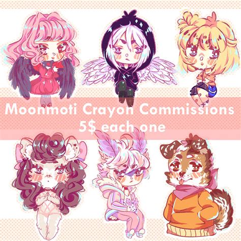 Crayon Chibi Commissionsopen By Moonmoti On Deviantart