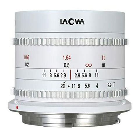 Laowa 9mm T2 9 Zero D Cine Canon RF Blanc