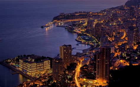 Monaco Winter Sunset Cityscape Wallpapers - Wallpaper Cave