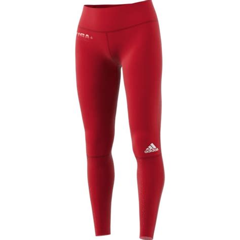 Adidas Usa Volleyball Performance Long Tights Aeroready Womens Volleyball