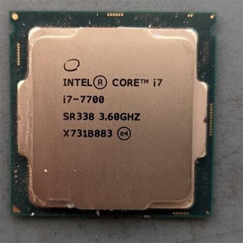 Intel Core i7-7700 SR338 3.60 Ghz 4 Core LGA1151 8MB Cache CPU ...