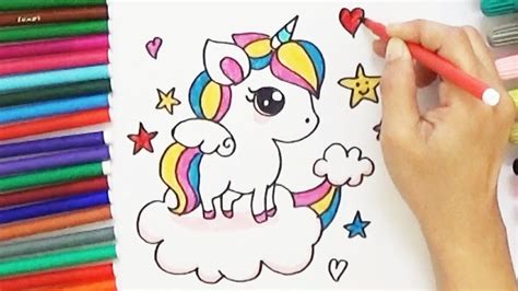 How To Draw A Cute Unicorn Easy - Cat's Blog