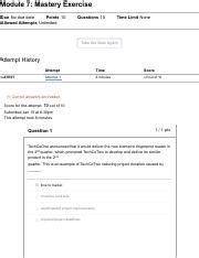 Module 7 Mastery Exercise 20WA MGT410 1 Pdf Module 7 Mastery