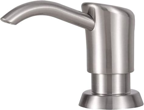 Gagalife Built In Sink Soap Dispenser Or Lotion Dispenser For Kitchen Sink Brushed Nickel Abs