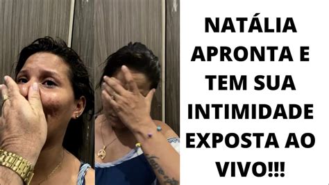 Nat Lia Apronta E Tem Sua Intimidade Exposta Ao Vivo Pai