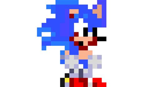 Pixilart - 8 Bit Sonic??? by Sonic-speed