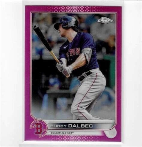 2022 Topps Chrome BOBBY DALBEC Refractor PINK Parallel 51 Boston Red