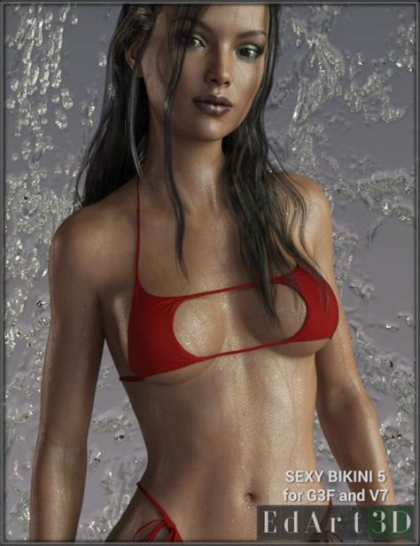 Sexy Bikini 5 For G3F And V7 3d Models For Daz Studio And Poser