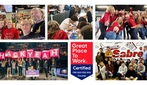 Sabre Poland Earns Great Place To Work Certification™ Sabre Poland