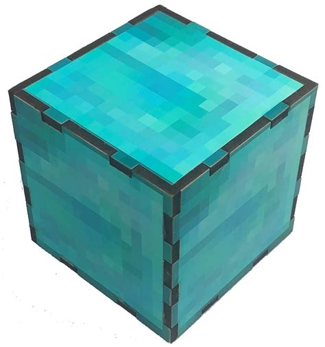 Кубик Minecraft Алмазный блок" Woodenteka — купить в интернет-магазине ...