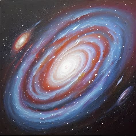 Largest Galaxy In The Universe Oil Painting Water Color Arthub Ai