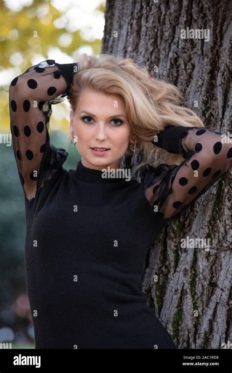 A Beautiful Portrait Of A Beautiful Tall Blonde Model In The Fashion Capital Of Italy Milan