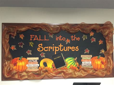 Church Bulletin Board Ideas For Fall Church Bulletin
