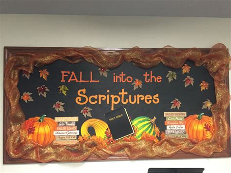 Fall church bulletin board – Artofit