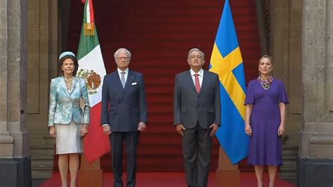 El Presiente L Pez Obrador Recibi En Palacio Nacional A Los Reyes De