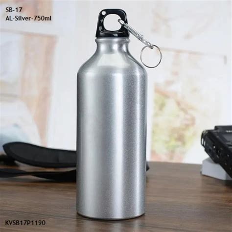 Cylindrical Aluminium Silver Bottle Ml For Home Capacity L At