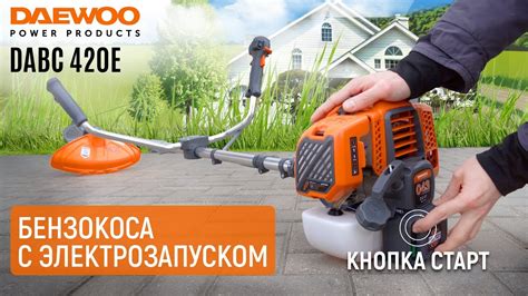 Триммер бензиновый с электростартером | DAEWOO DABC 420E | Купи на Дачу ...