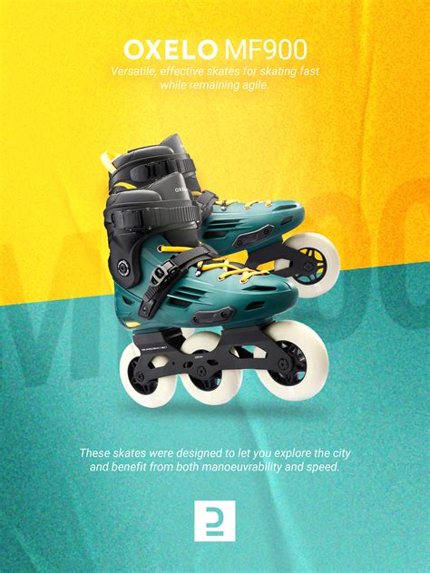 Oxelo Mf900 Inline Skates On Behance