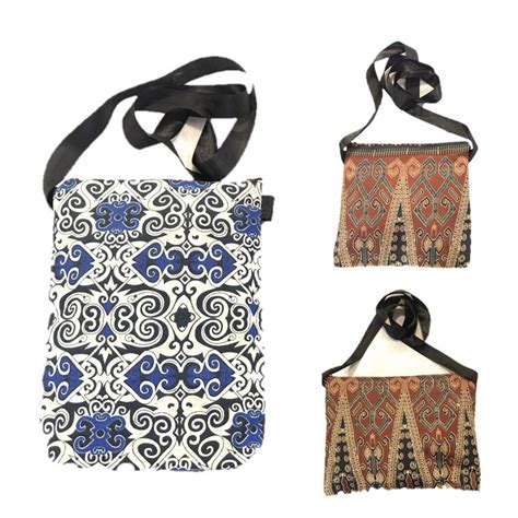 Bag Batik Beg Sling Batik Sabah Sarawak Shopee Malaysia